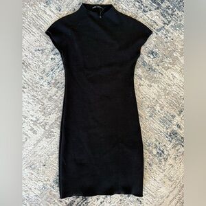 Zara Knit Mini Dress with Bateau Neckline